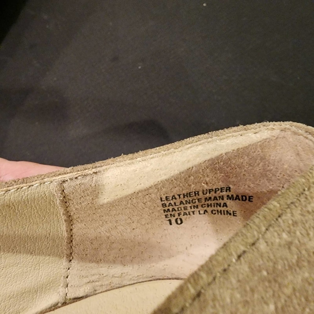 SEYCHELLES Special Edition Taupe Suede Leather Flats SIZE 10M - Picture 11 of 14